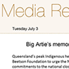 Big Artie's memory evoked in close the gap call