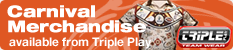 Carnival Merchandise avaliable from Triple Play